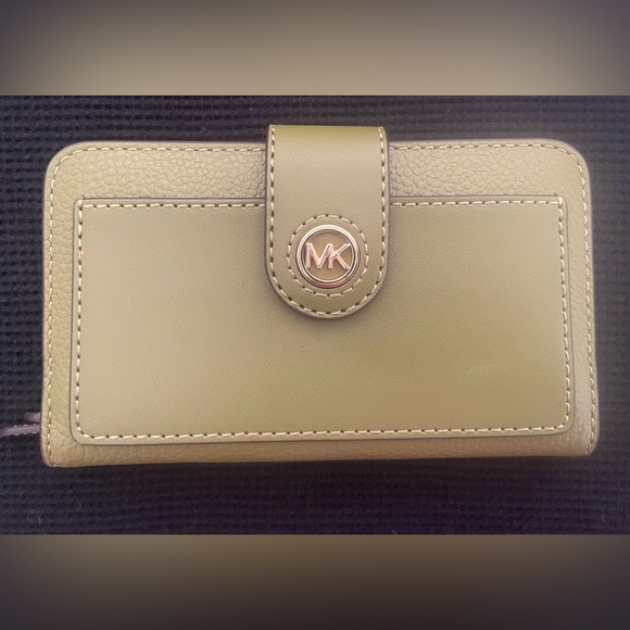 Michael Kors Sage Green Wallet - Picture 3 of 4